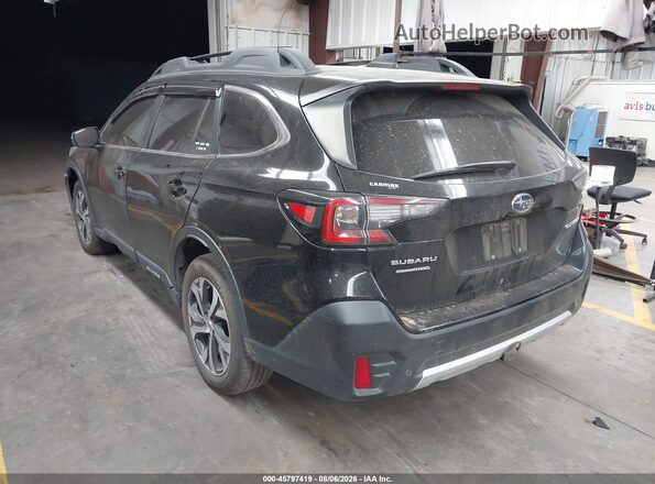 4S4BTAMC1N3211736 2022 SUBARU OUTBACK Черный Задняя левая четверть