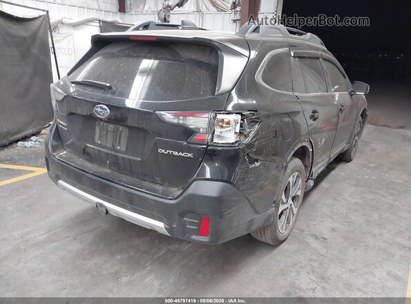 4S4BTAMC1N3211736 2022 SUBARU OUTBACK Черный Задняя правая четверть