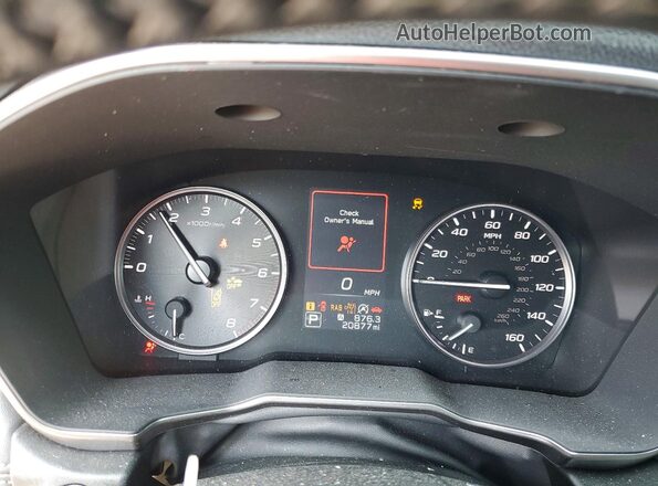 4S4BTAMC4R3150906 2024 SUBARU OUTBACK Коричневый Вид щитка приборов