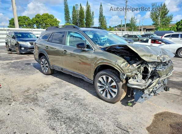 4S4BTAMC7P3118528 2023 SUBARU OUTBACK Green Delantero derecho