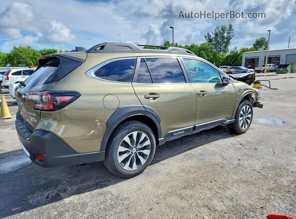 4S4BTAMC7P3118528 2023 SUBARU OUTBACK Green Trasero derecho
