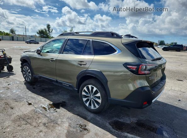 4S4BTAMC7P3118528 2023 SUBARU OUTBACK Green Trasero izquierdo