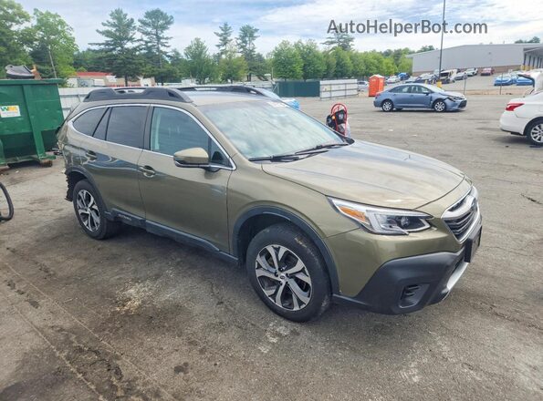 4S4BTAMC8N3237668 2022 SUBARU OUTBACK Green Przód prawy
