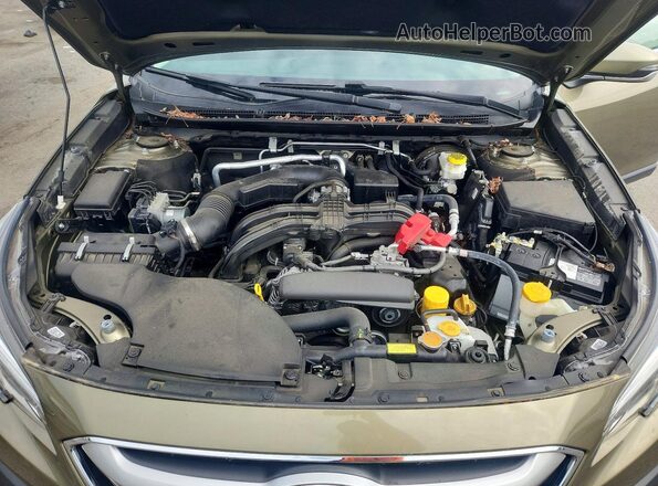 4S4BTAMC8N3237668 2022 SUBARU OUTBACK Green Widok komory silnika