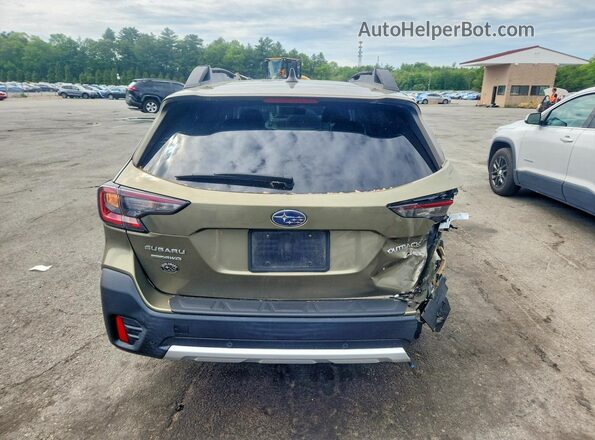4S4BTAMC8N3237668 2022 SUBARU OUTBACK Green Widok z tyłu
