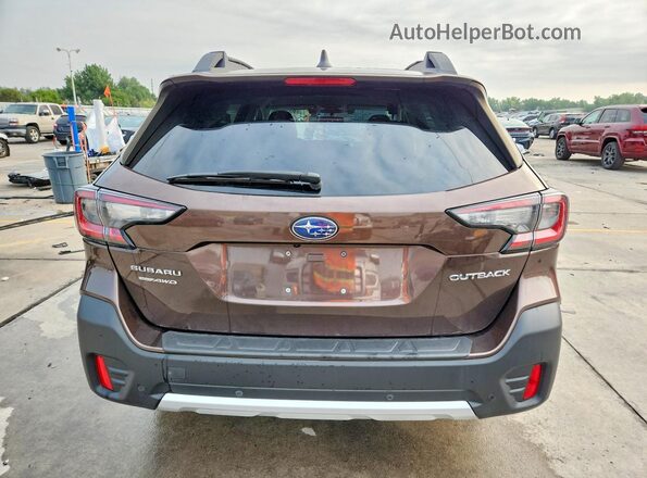 4S4BTAMC9M3127808 2021 SUBARU OUTBACK Коричневый Вид сзади