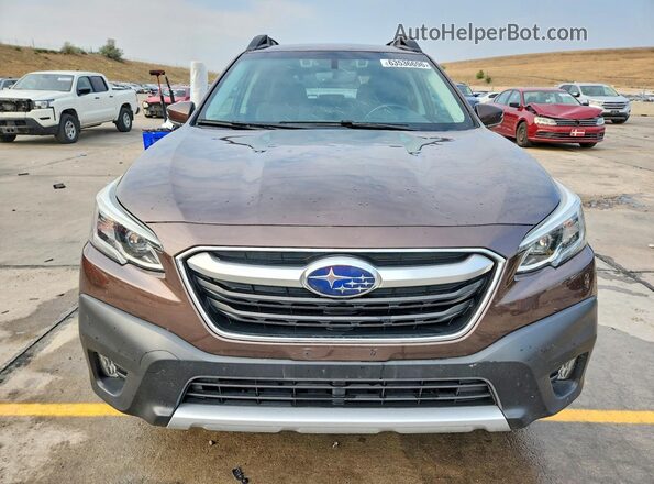 4S4BTAMC9M3127808 2021 SUBARU OUTBACK Коричневый Вид спереди