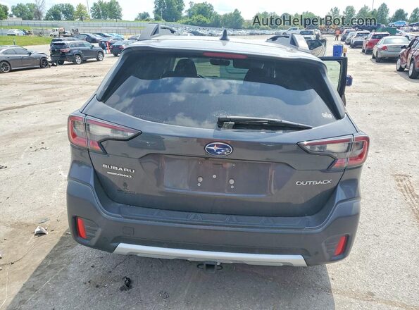4S4BTANC0L3107864 2020 SUBARU OUTBACK Gray უკანა ხედი
