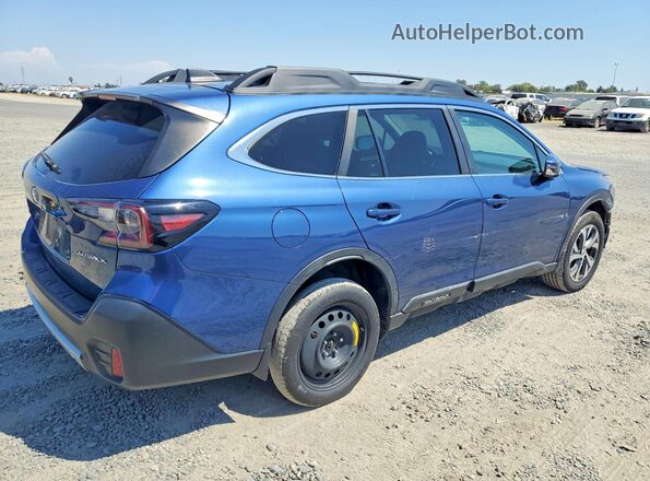 4S4BTANC0L3148852 2020 SUBARU OUTBACK Синий Задняя правая четверть