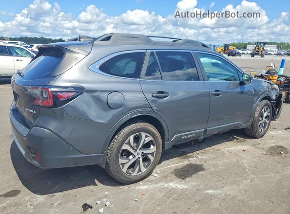 4S4BTANC0L3243105 2020 SUBARU OUTBACK Gray Trasero derecho