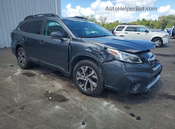 4S4BTANC0L3243105 2020 SUBARU OUTBACK Gray Delantero derecho