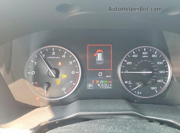 4S4BTANC0M3198443 2021 SUBARU OUTBACK Two Tone Instrument cluster view