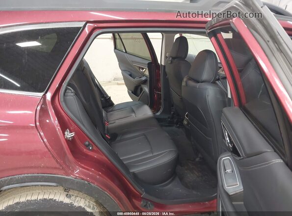 4S4BTANC1L3142980 2020 SUBARU OUTBACK Red VIN კოდის სტიკერის ხედი