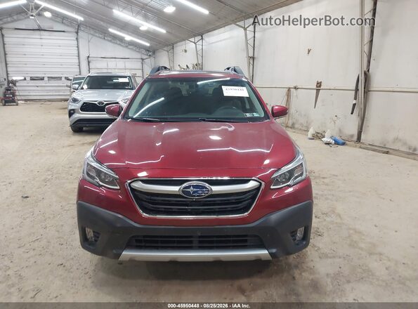 4S4BTANC1L3142980 2020 SUBARU OUTBACK Red ხელსაწყოთა პანელის ხედი
