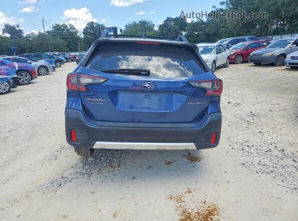 4S4BTANC1L3144518 2020 SUBARU OUTBACK Blue Vista trasera