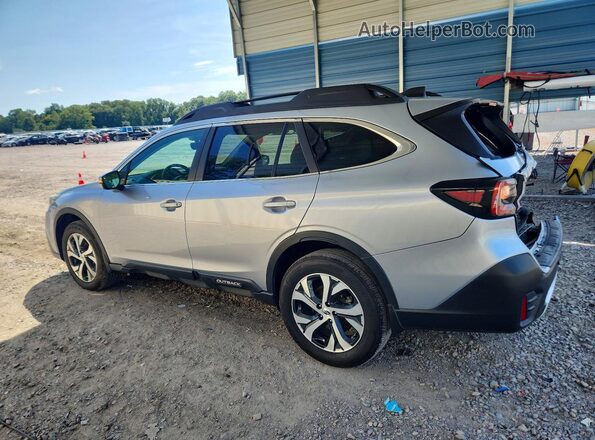 4S4BTANC1M3166245 2021 SUBARU OUTBACK Серебряный Задняя левая четверть