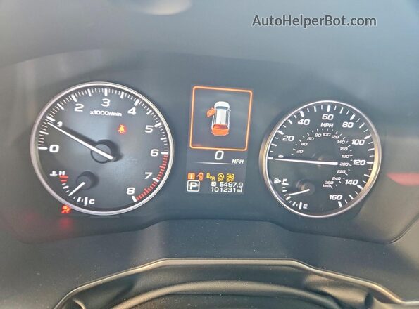 4S4BTANC1M3166245 2021 SUBARU OUTBACK Серебряный Вид щитка приборов