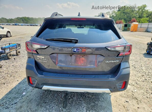 4S4BTANC1M3173647 2021 SUBARU OUTBACK Gray Widok z tyłu