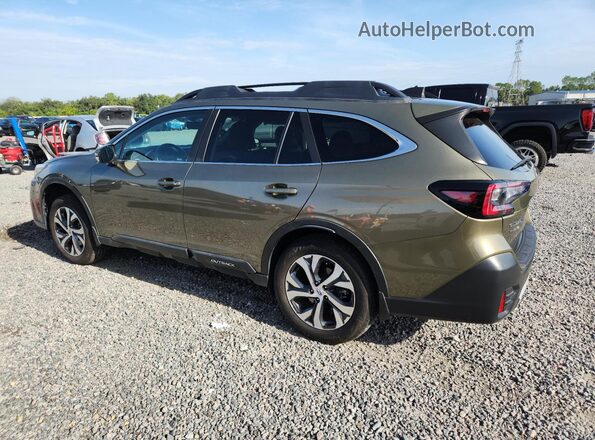 4S4BTANC1M3222233 2021 SUBARU OUTBACK Green Հետևի աջ