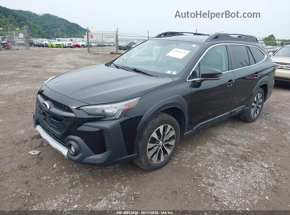 4S4BTANC1P3177878 2023 SUBARU OUTBACK Black Առջևի ձախ երեք քառորդ տեսարան