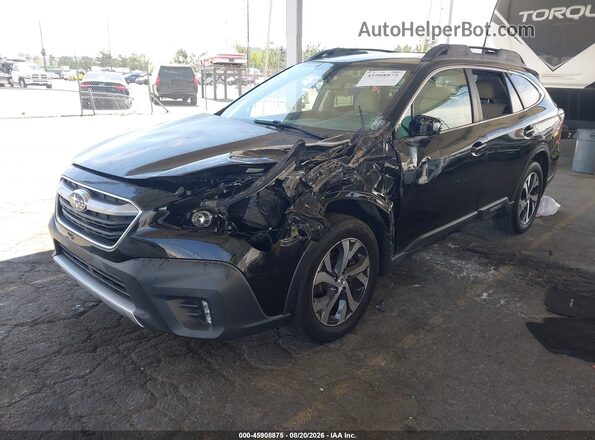 4S4BTANC2L3265851 2020 SUBARU OUTBACK Black Առջևի ձախ երեք քառորդ տեսարան