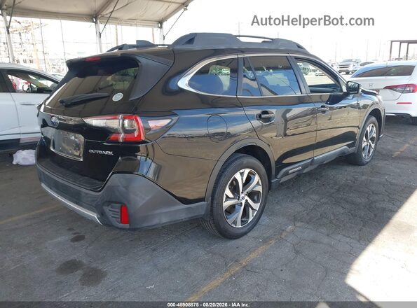 4S4BTANC2L3265851 2020 SUBARU OUTBACK Black Հետևի աջ