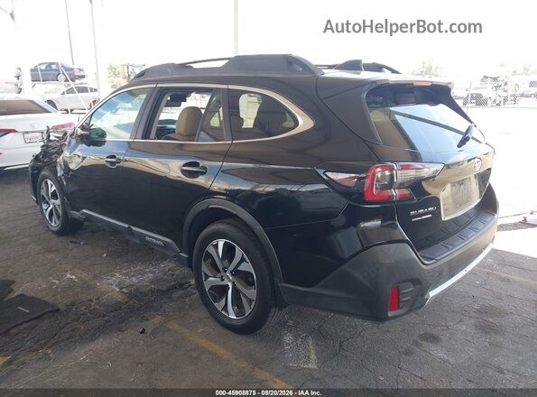 4S4BTANC2L3265851 2020 SUBARU OUTBACK Black Հետևի ձախ