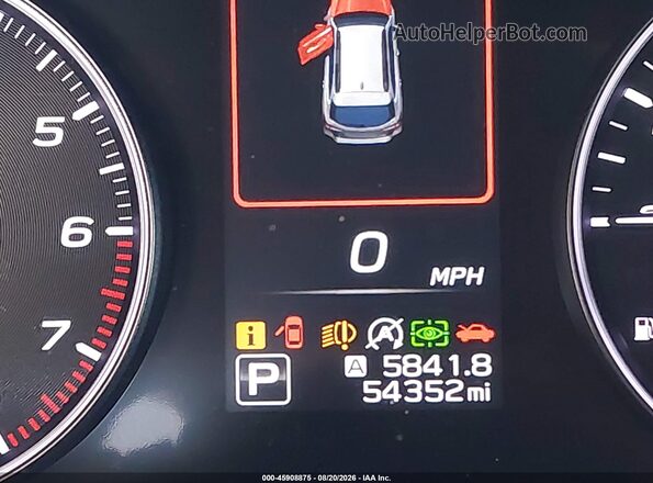 4S4BTANC2L3265851 2020 SUBARU OUTBACK Black 