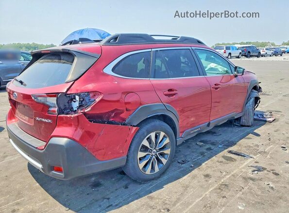 4S4BTANC2P3162239 2023 SUBARU OUTBACK Burgundy Задня права чверть