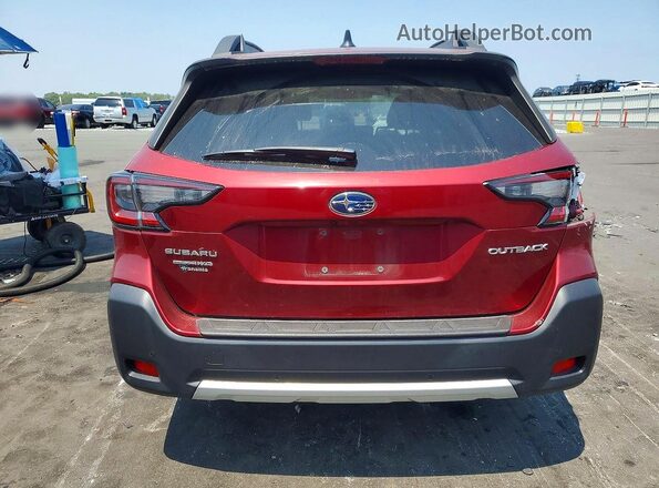 4S4BTANC2P3162239 2023 SUBARU OUTBACK Burgundy Вид ззаду