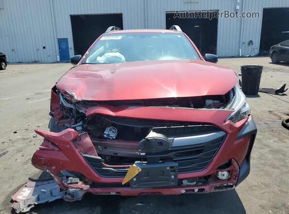 4S4BTANC2P3162239 2023 SUBARU OUTBACK Burgundy Вид спереду