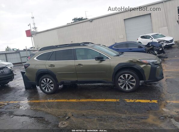 4S4BTANC2S3145059 2025 SUBARU OUTBACK Green Widok wnętrza z tyłu