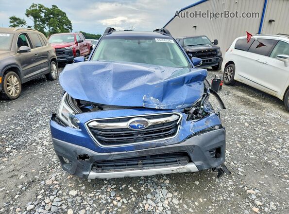 4S4BTANC3L3129275 2020 SUBARU OUTBACK Blue Вид спереду