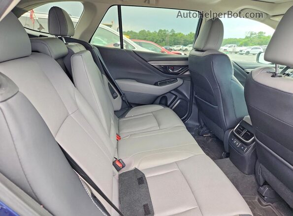 4S4BTANC3L3129275 2020 SUBARU OUTBACK Blue Вид задньої частини салону