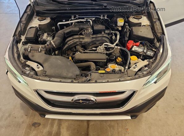 4S4BTANC3L3211491 2020 SUBARU OUTBACK White ძრავის განყოფილების ხედი