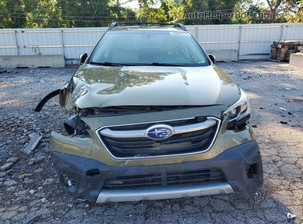 4S4BTANC3M3114258 2021 SUBARU OUTBACK Green Դիմացի տեսք
