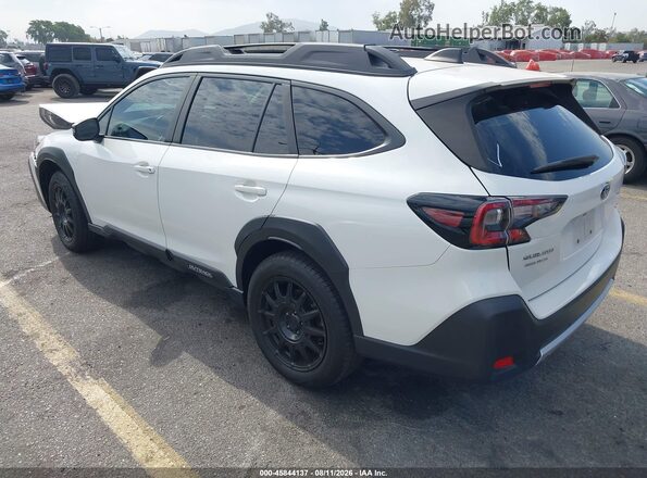 4S4BTANC3P3152092 2023 SUBARU OUTBACK White Trasero izquierdo