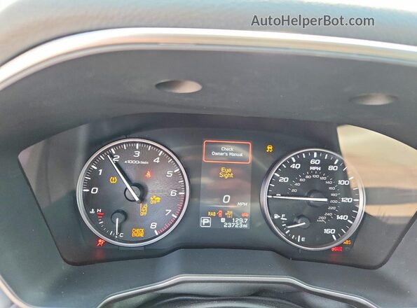 4S4BTANC3S3138122 2025 SUBARU OUTBACK Gray Widok zestawu wskaźników