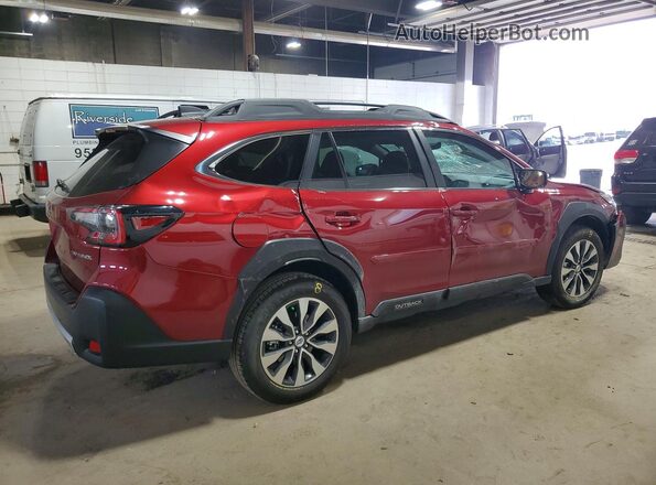 4S4BTANC3S3300735 2025 SUBARU OUTBACK Red Rear right