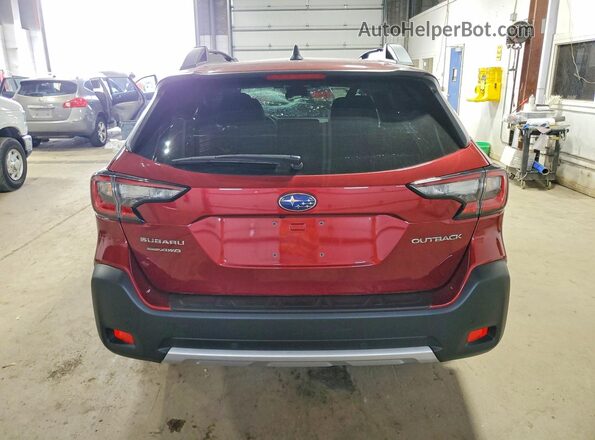 4S4BTANC3S3300735 2025 SUBARU OUTBACK Red Rear view