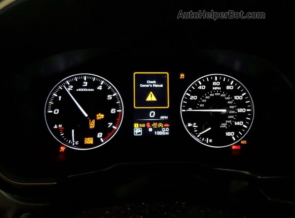 4S4BTANC3S3300735 2025 SUBARU OUTBACK Red Instrument cluster view