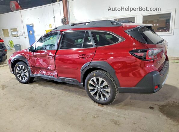4S4BTANC3S3300735 2025 SUBARU OUTBACK Red Rear left