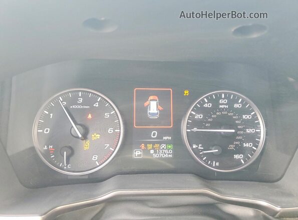 4S4BTANC4R3175142 2024 SUBARU OUTBACK Purple Вид щитка приладів