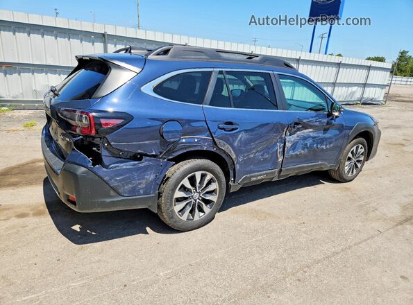 4S4BTANC4R3238899 2024 SUBARU OUTBACK Синий Задняя правая четверть