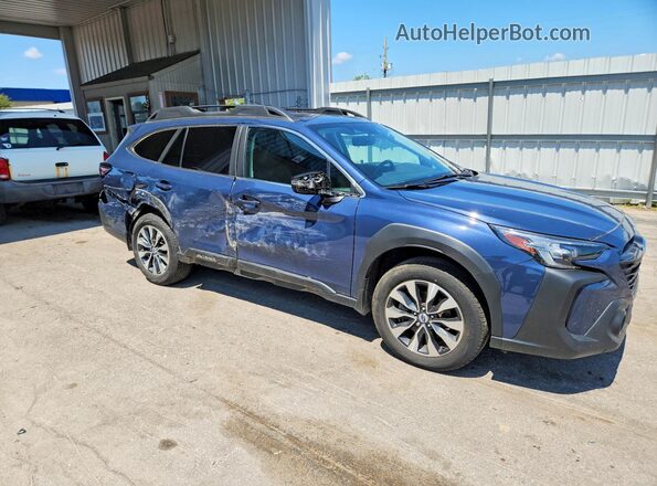 4S4BTANC4R3238899 2024 SUBARU OUTBACK Синий Передняя правая четверть