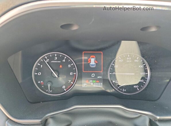 4S4BTANC4R3238899 2024 SUBARU OUTBACK Синий Вид щитка приборов