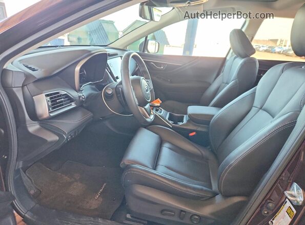 4S4BTANC4R3301144 2024 SUBARU OUTBACK Burgundy Вид салону спереду