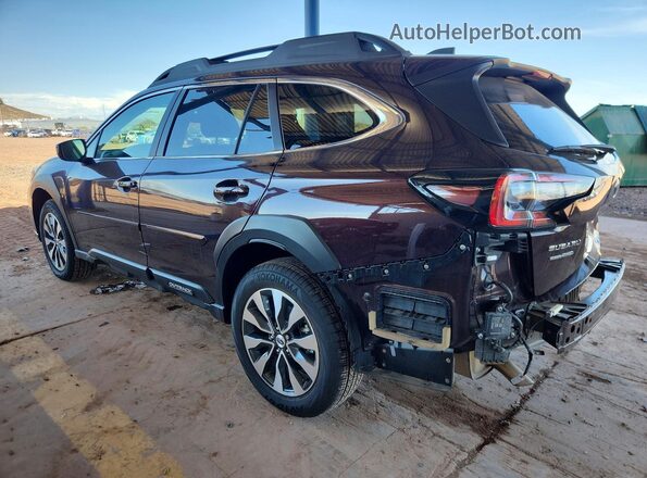 4S4BTANC4R3301144 2024 SUBARU OUTBACK Burgundy Задня ліва чверть