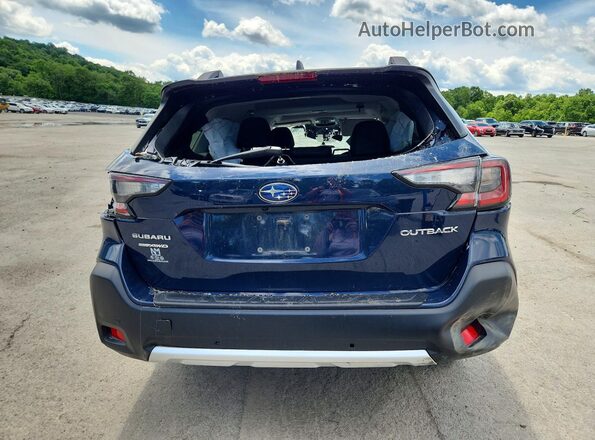 4S4BTANC4S3282147 2025 SUBARU OUTBACK Blue Rear view