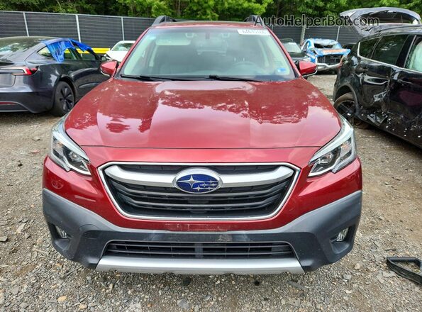 4S4BTANC5L3101378 2020 SUBARU OUTBACK Burgundy Front view